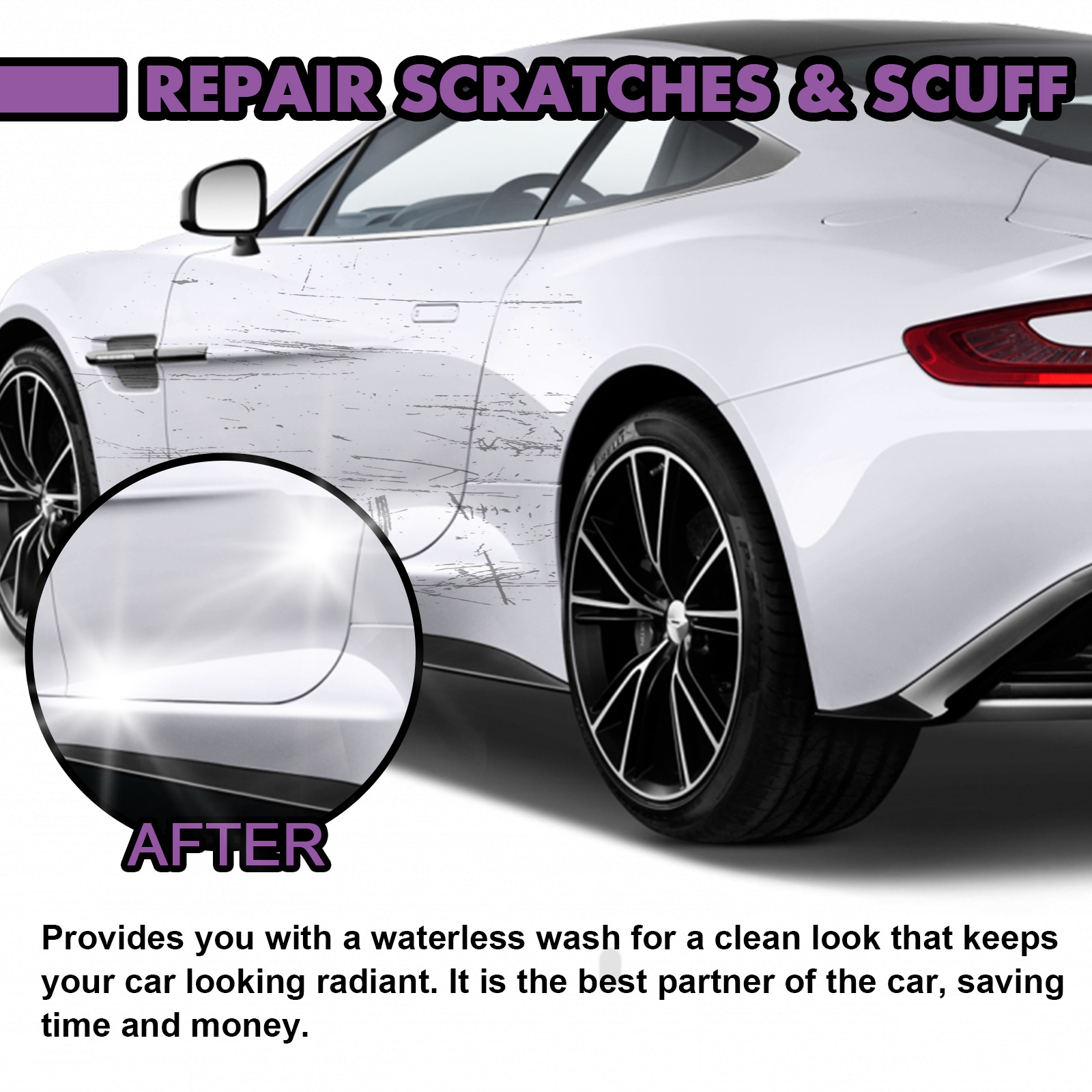 3 in 1 Coating spray High protection Fast auto paint spray Self action paint color change cleaning_voghion.com