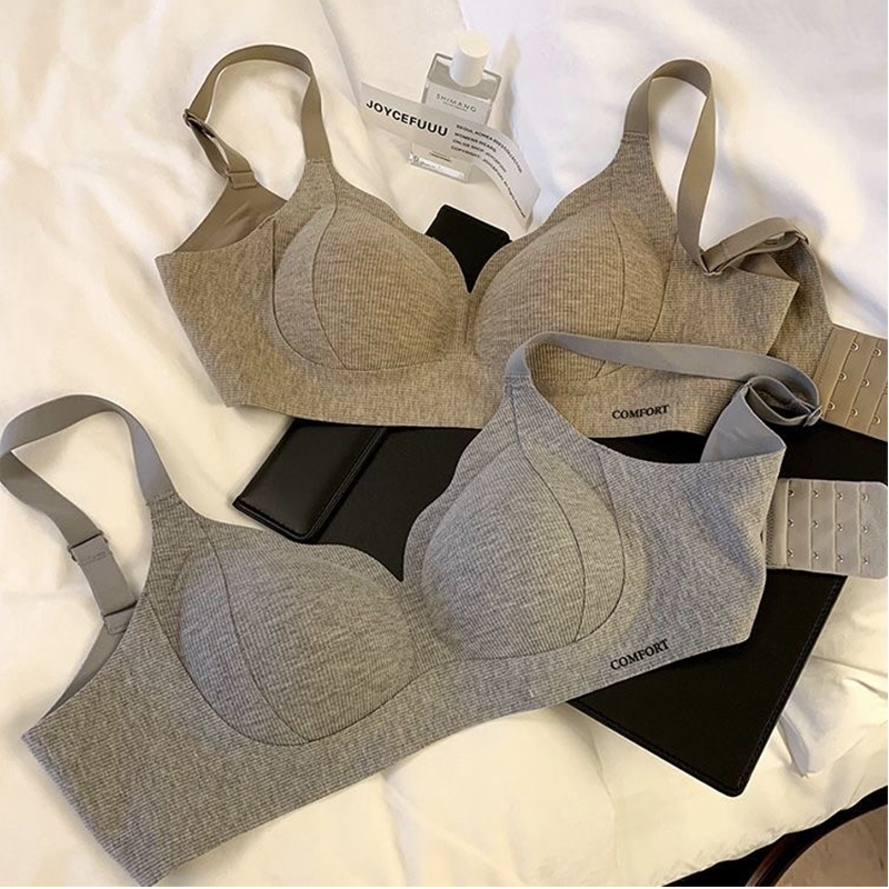 Brushed Pull-Up Small Breast Push-Up Underwear for Women, Seamless Support, Push-Up, Anti-Sagging, Stylish Women's Wire-Free Bra