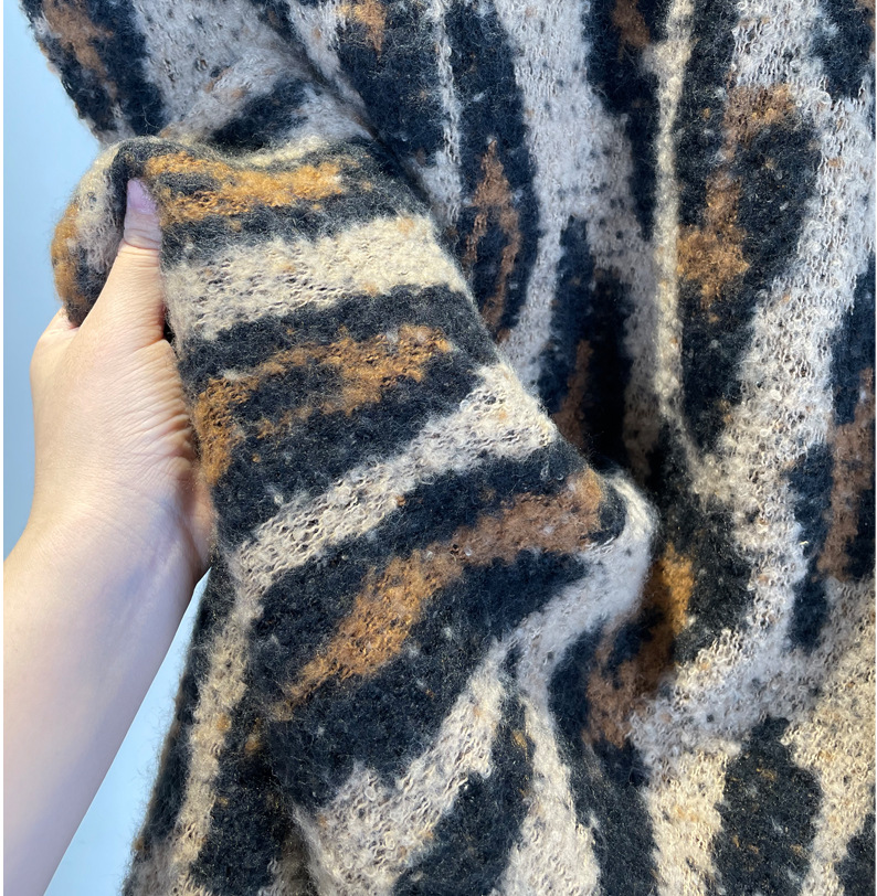Bufanda mujer leopardo de cachemira imitación mantón invierno_voghion.com