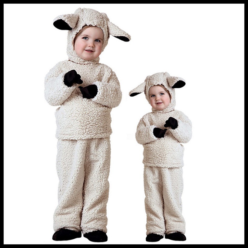 De los niños de Halloween lana oveja Duoduo Cosplay etapa rendimiento ropa animal kindergarten vestir