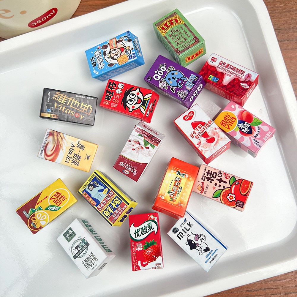 우유팩 머리핀 [혼합머리]