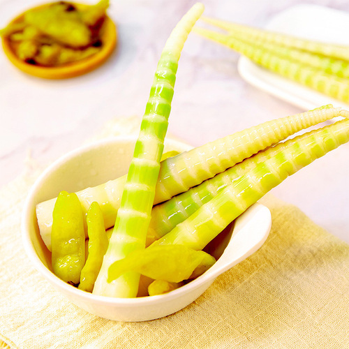 Brother's Wild Chilli Pickled Bamboo Shoot Tips 70g/95g Ready-to-Eat Crispy Bamboo Shoot Slices Bamboo Shoot Strips Leisure Snacks Bamboo Product Wholesale