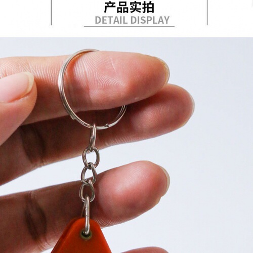 Folding keychain magnifying glass, special reading tool for the elderly, high-definition portable handheld mini high-power reading