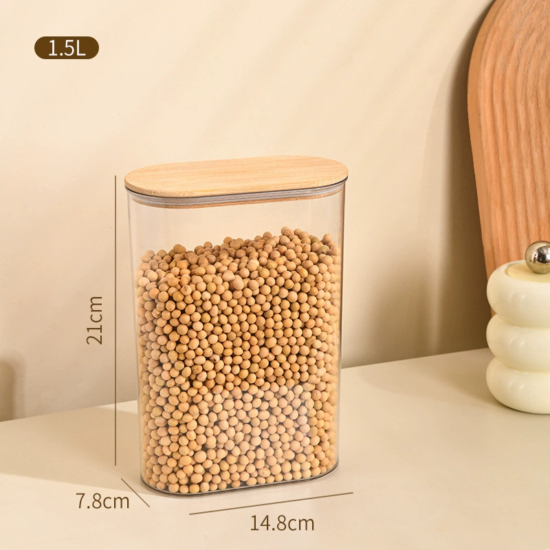 2024 new sealed cans and miscellaneous grains storage cans, dried fruits and tea plastic storage boxes, grain and miscellaneous grains sealed cans wholesale