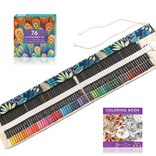 Factory direct sales 72 color lead set painting pencils hand-drawn graffiti colored pencils filling book pencil set