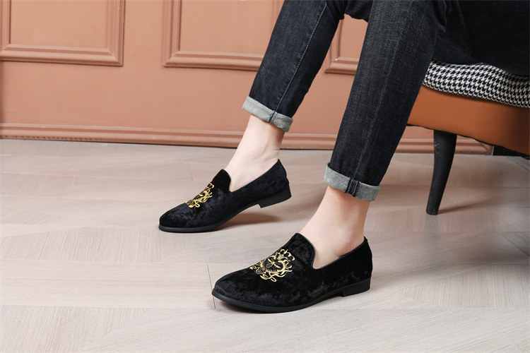 Männerschuhe Nei Gestickte Schong, Männer Slip-On Loafers, Summer No Stink Foot Slip On Ronn Zeh Casual Schong_voghion.com