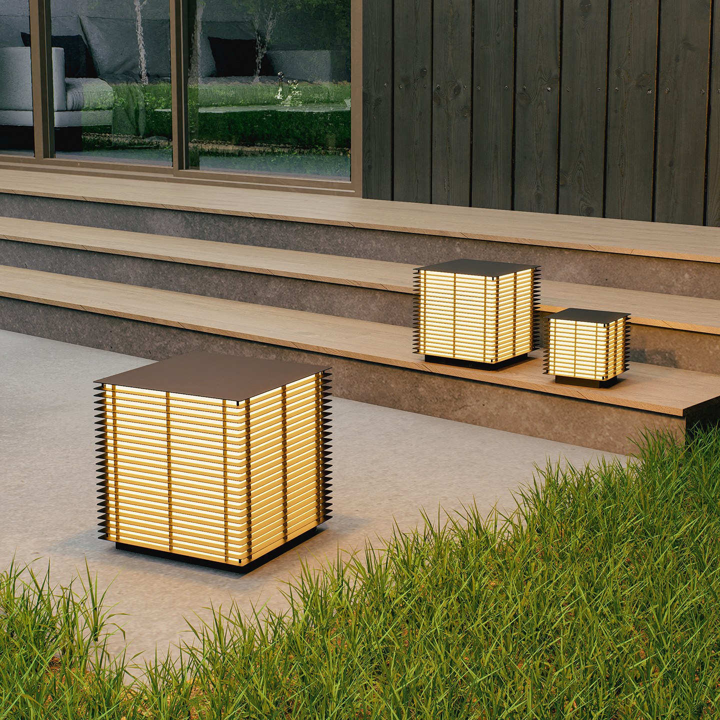 Solar-Powered Pillar Lights, Waterproof Garden Lights, Outdoor Villa Gate Pillar Lights, Lawn and Fence Lights, Direct from the Source Factory