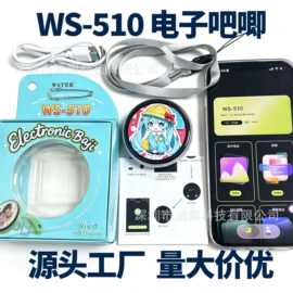 批发电子吧唧WS-510智能显示屏徽章动漫周边动态挂件E-Badge跨境