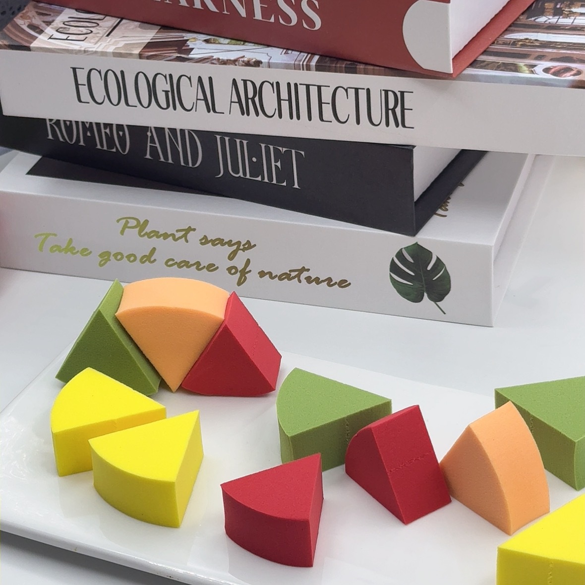 Esponja Polvo Abanico - Huevo Maquillaje