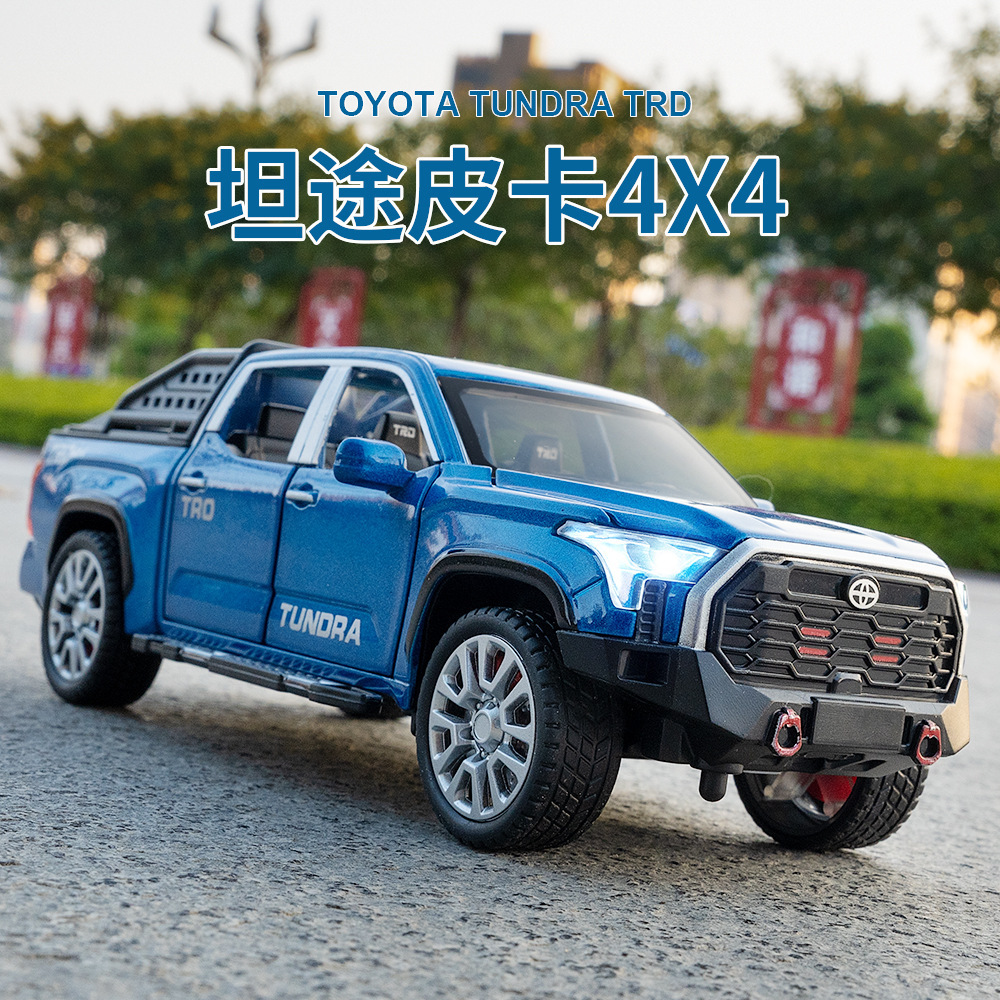 坦途皮卡4X4合金車模1:32越野車兒童玩具車男孩禮物仿真汽車模型