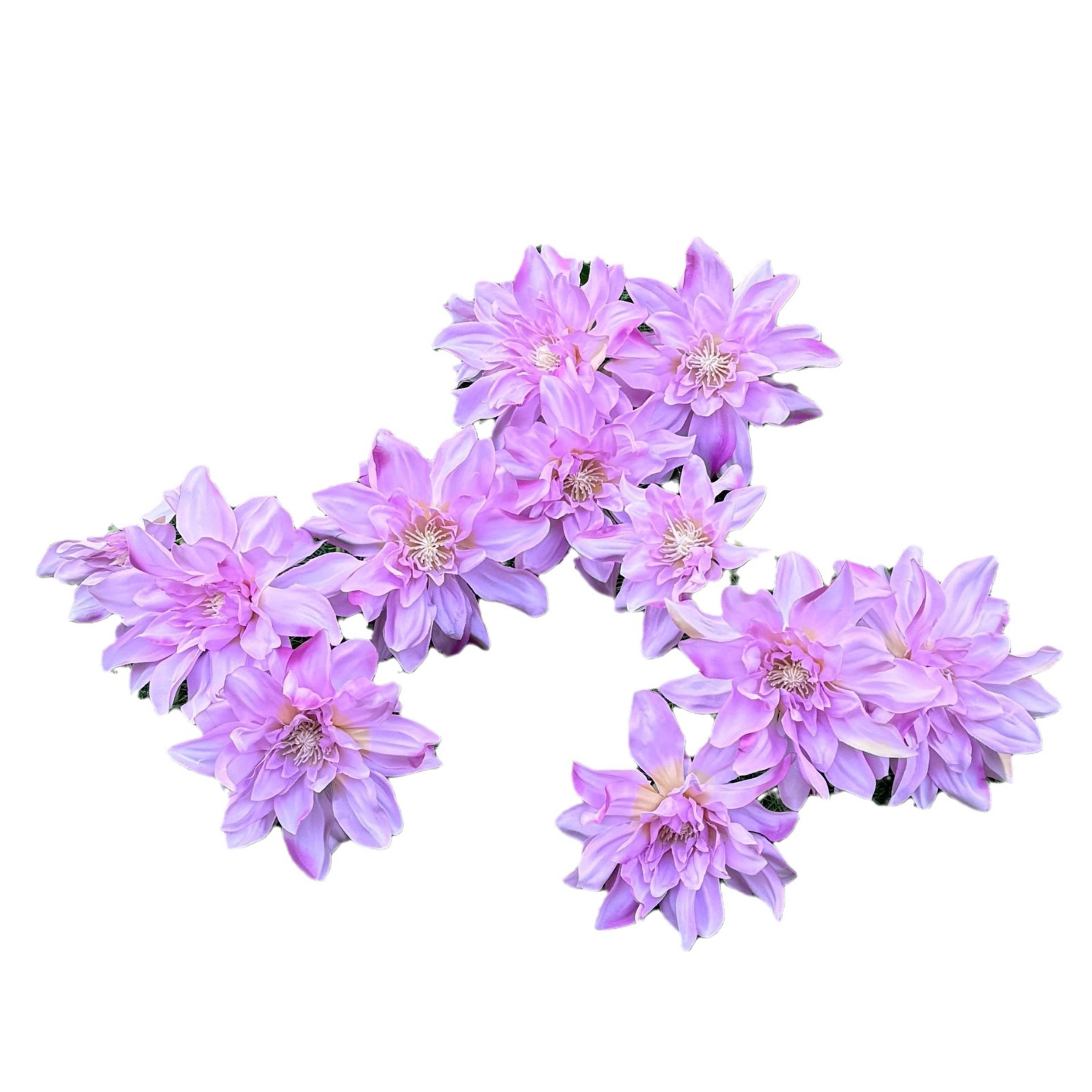 Taro púrpura flor artificial boda salón de bodas arreglo de flores de alta gama material floral alambre Lotus