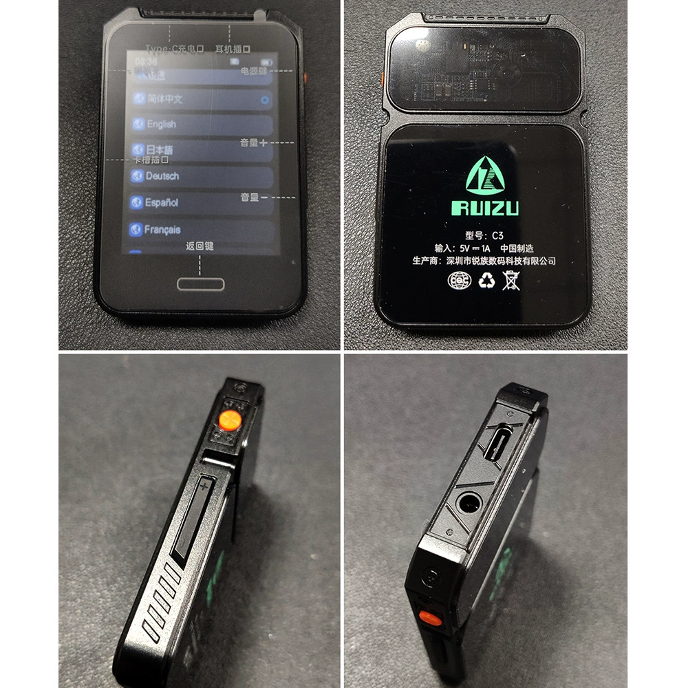 Ruizu плеер, MP3, bluetooth, 2.4 дюйма, MP3