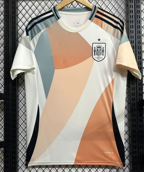 Una pieza de camiseta 2425 equipo nacional México Italia Brasil España Portugal uniforme de fútbol bordado