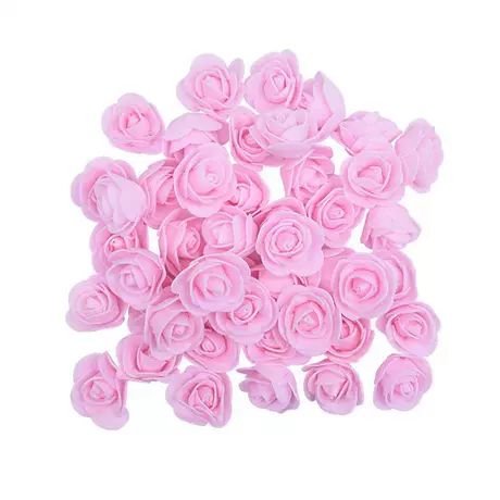 Pink foam roses