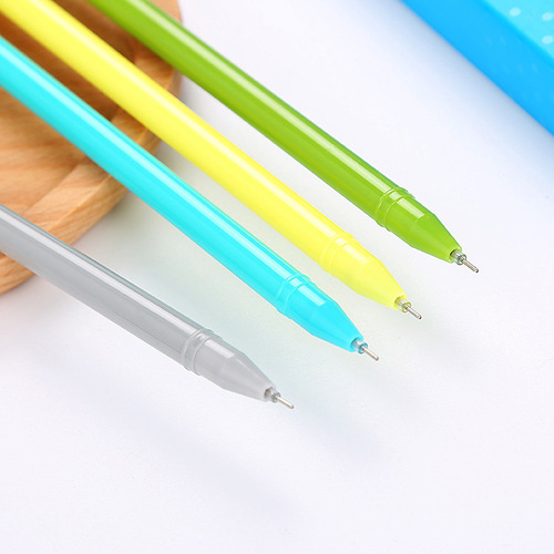 Korean Student Pen Creative Cactus Plant Shape Neutral Pen, Fresh and Cute Water-based Signature Pen