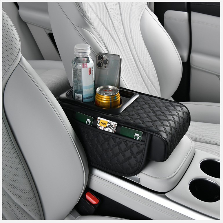 New Car Armrest Box Heightening Pad Multi-Functional Four-In-One Water Cup Holder Storage Internet Celebrity Car Model