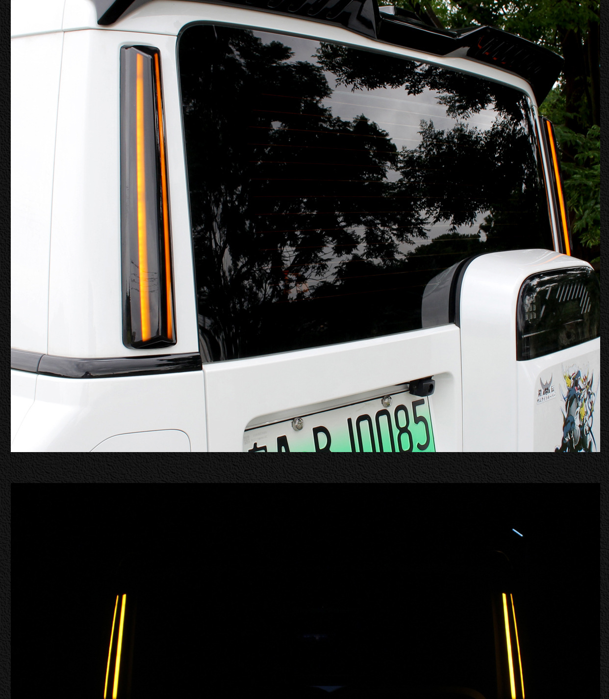 Suitable for Icar V23 High-Mounted Brake Tail Light D-Pillar Warning Light Special Light Dedicated Modification and Upgrade Accessories
