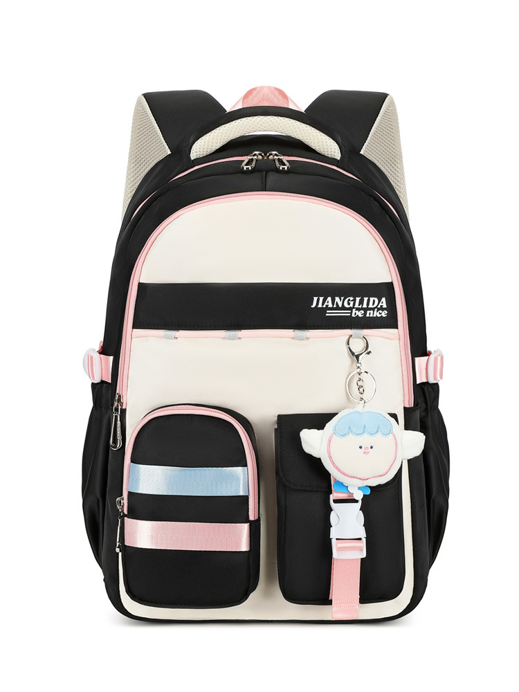 Mochila escolar para estudiantes de secundaria nueva para mujer con bolsa de matrícula