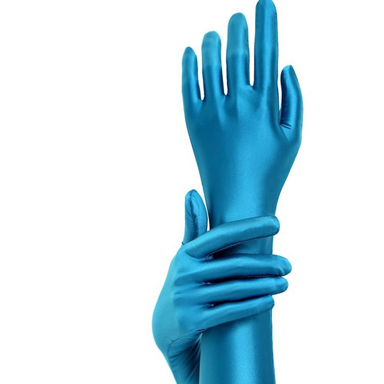 Five-Finger Elastic Tight-Fitting Halloween Sexy Nightclub Cosplay Anime Cycling Sun Protection Etiquette Multi-Color Mid-Length