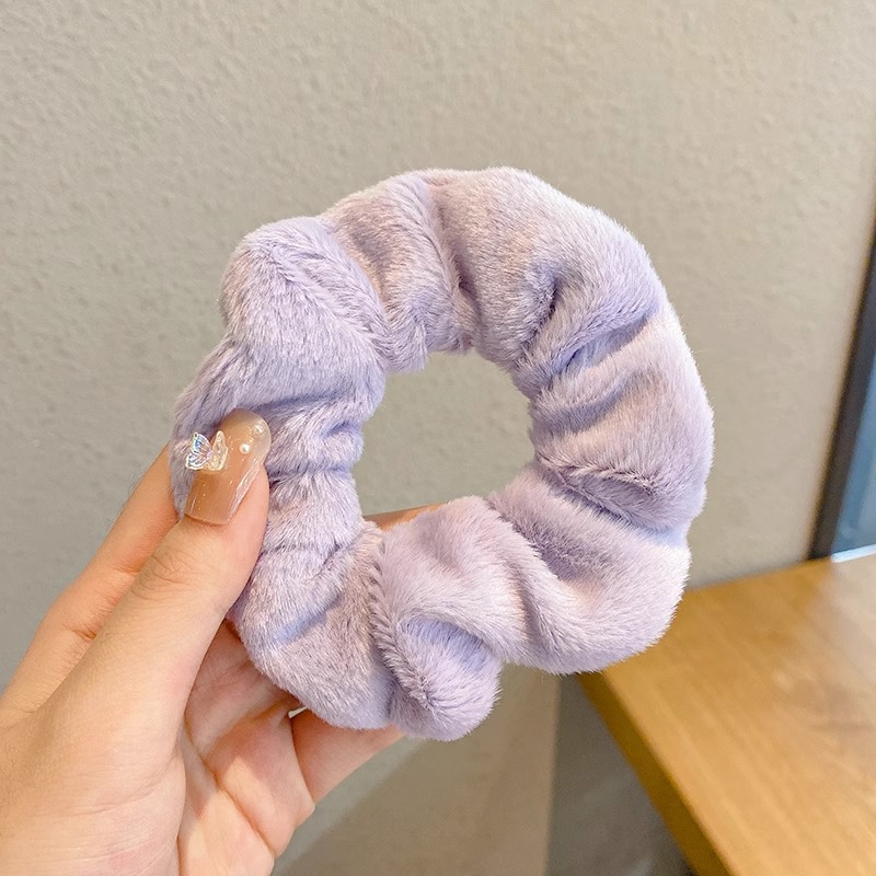 Corea del Sur Internet celebridad corbata Cola de Caballo Linda cuerda de pelo floral Plaid tie cabeza de pelo niña de las flores Daisy cuerda de pelo intestino grueso anillo de pelo