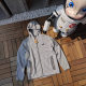 Cross-border Pata Batago Autumn and Winter New Outdoor Knitted Fleece Hooded Cardigan Composite Fleece Sweater Jacket