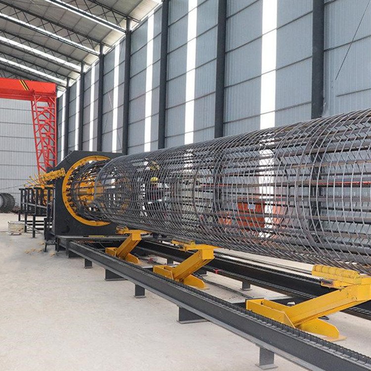 Máquina de soldadura de rodadura de tubería de acero de cemento jaula de barra de acero controlada por control numérico automático de soldadura de jaula de barra de acero máquina de soldadura de rodadura de tubería de cemento jaula de barra de acero