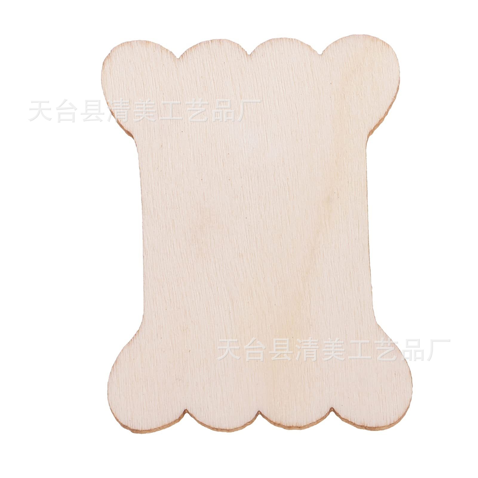 3 tamaños de placa de bobinado de madera herramienta de placa de bobinado de bricolaje placa de bobinado de hueso pequeño accesorios de encaje hechos a mano