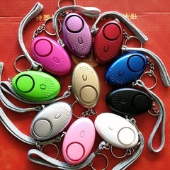 クロスボーダー専用女子防狼警報器防身キーホルダー130デシベル個人警報器懐中電灯リング