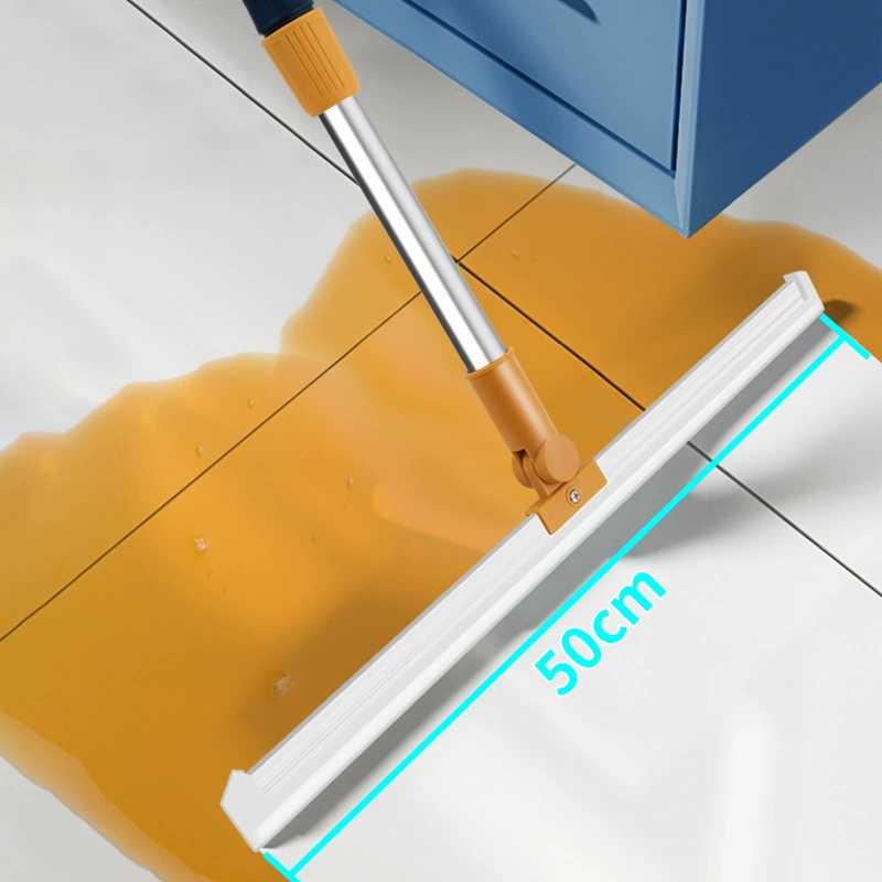 Magic mop, silicone broom, hygienic mirror, scraper, storage system, three-in-one
