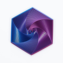 �羳3D��ӡ�����ν�ѹ�����ܲ�����ѹFractal Fidget Hexagon���