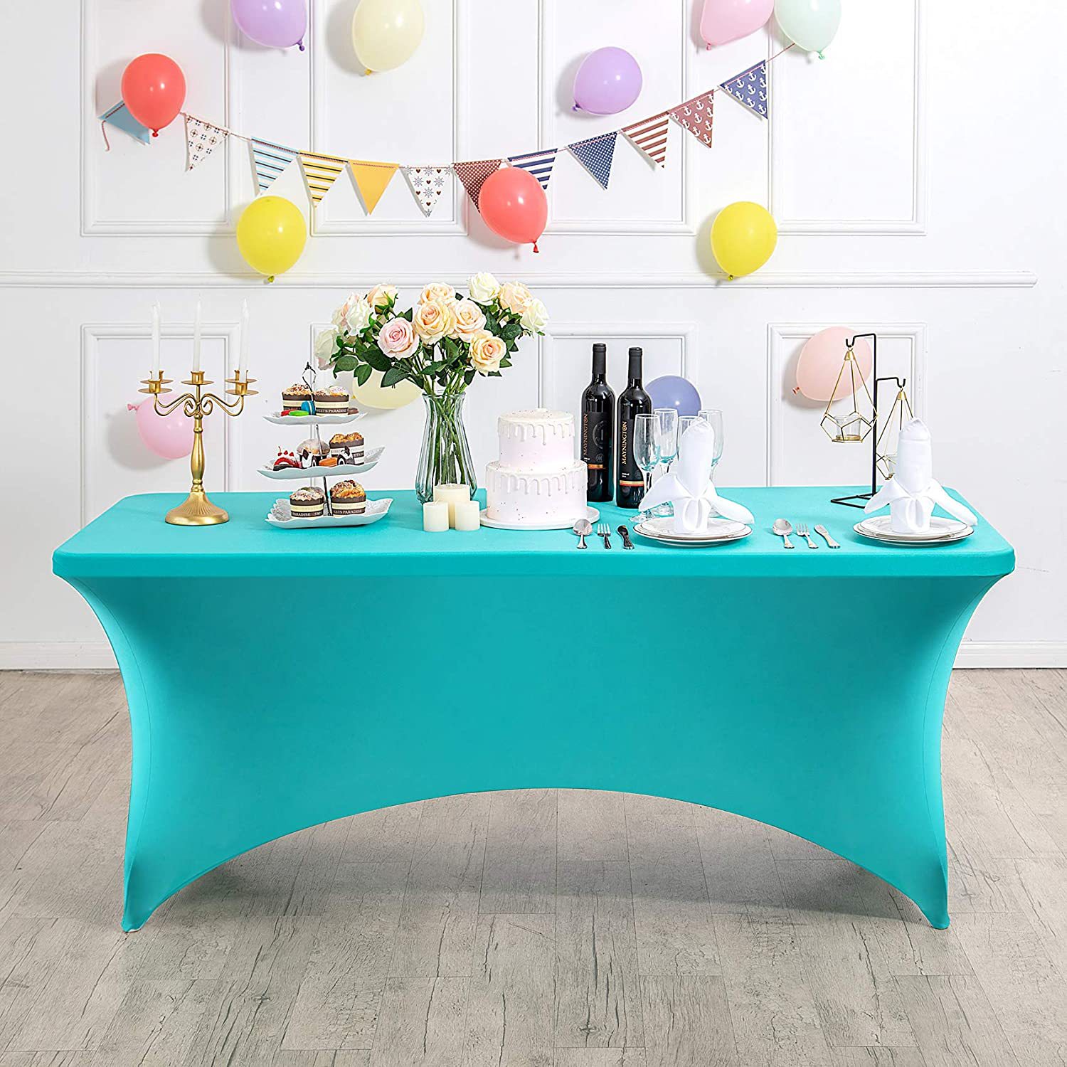 Cubremesa elástico de seda de leche - Modelo todo incluido, venta caliente transfronteriza