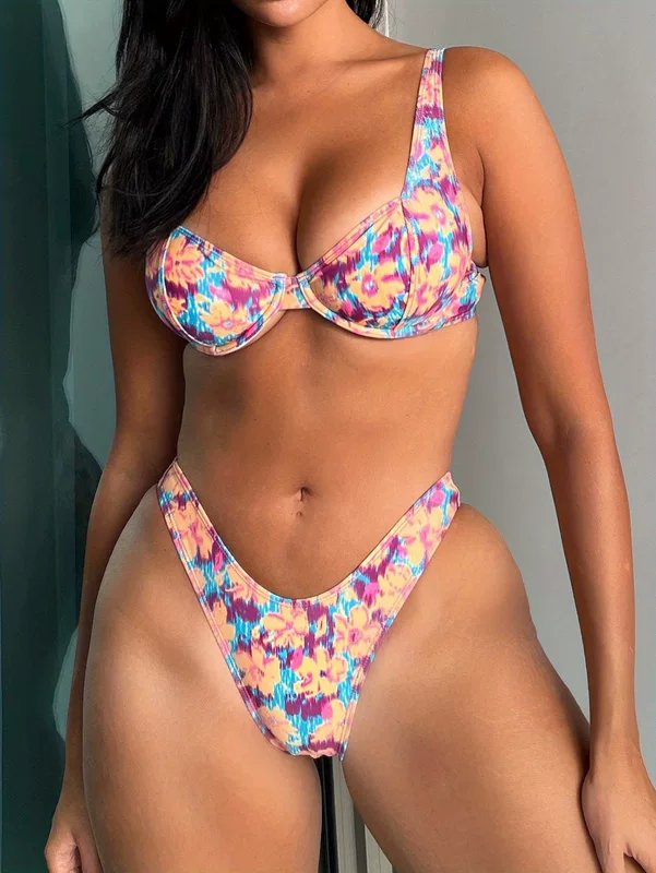 (Кросс‑бордерная торговля) sexy разрез купальник для плавания, европейский стиль, Amazon, (Физическое)
