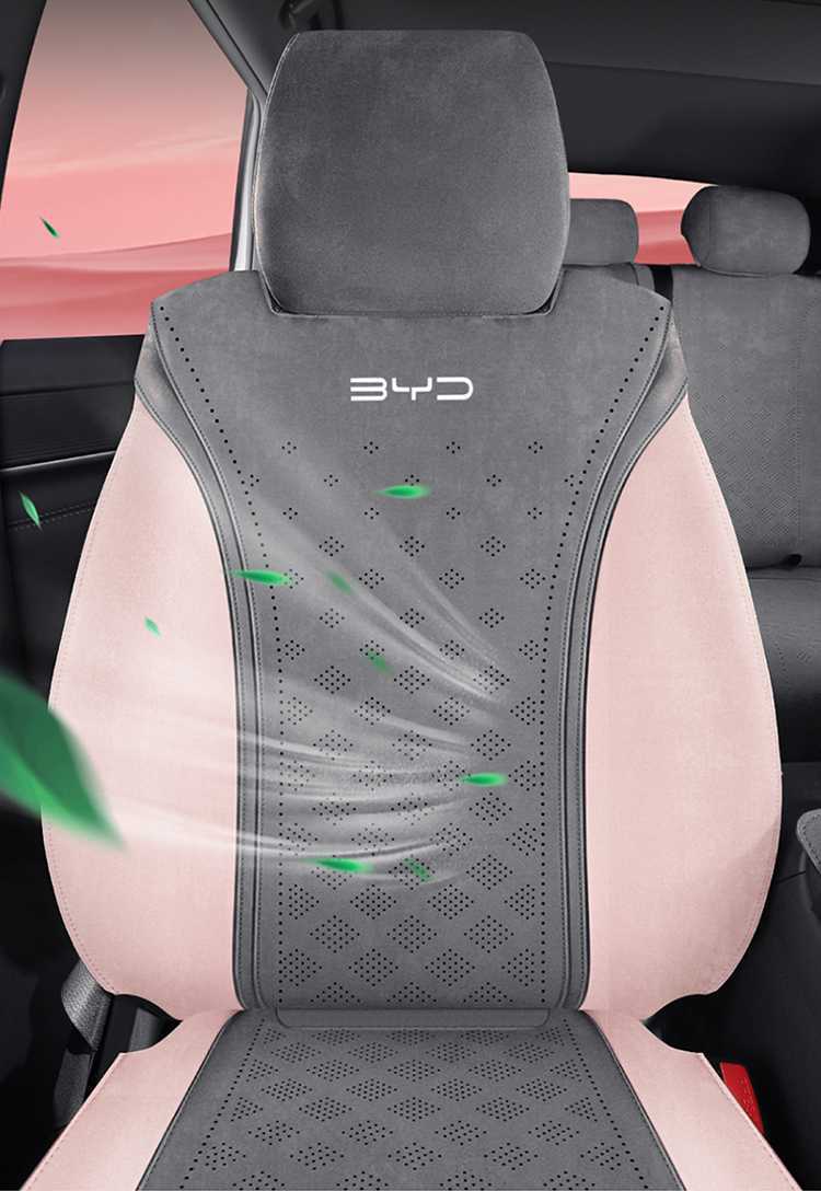 BYD Dolphin Smart Driving Edition Special Car Seat Cover, All-Season Universal Full-Coverage Cushion, Rams Seat Cover