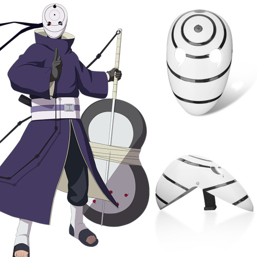 Mask animation peripheral Obito mask Abiban cosplay Halloween costume ninja props accessories mask
