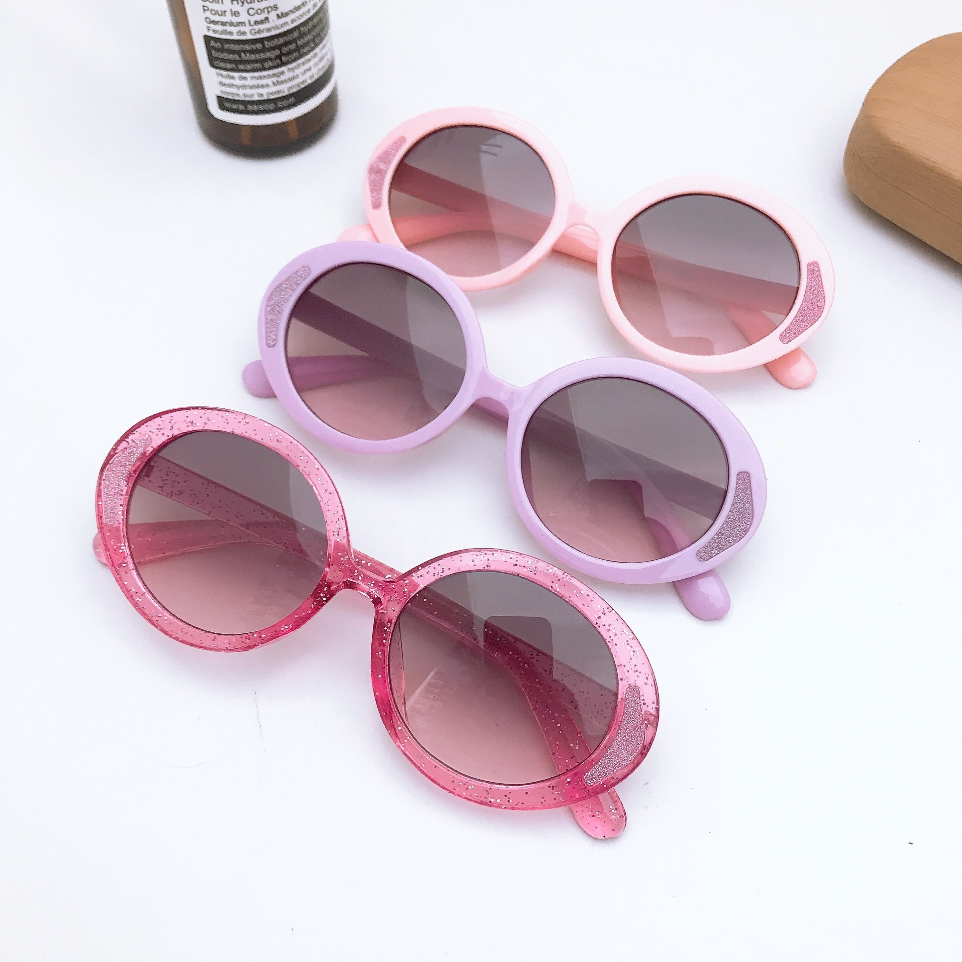 45g Weight Full Frame Glasses Structure Sunglasses Classification Ac, UV400 Protection Lens Material Oval Frame Glasses Style Travel, Daily Occasion Solid Color Pattern All Seasons Season Children Unisex Gender Basic Style Basic Solid Color Ac UV400 Protection Oval Frame Full Frame Kids Sunglasses 1