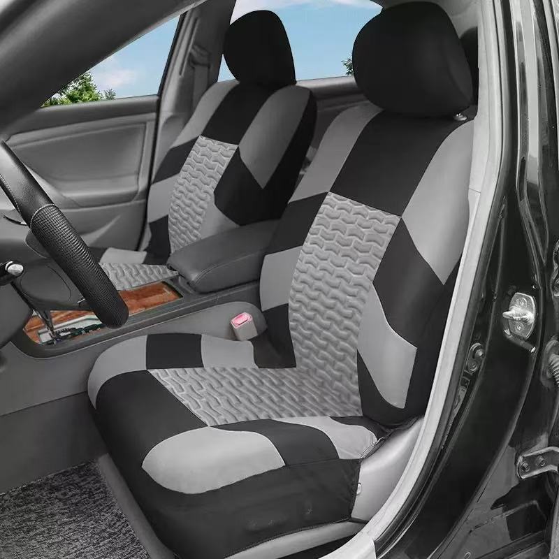 Source Factory Cross-Border Hot-Selling Crescent Embossed All-Season Universal Car Seat Covers Amazon Temu Mexico