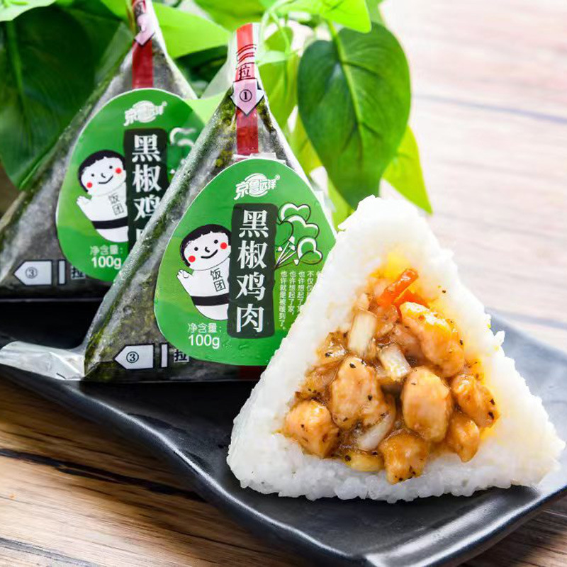 삼각주먹밥-흑후추치킨 100g*10개
