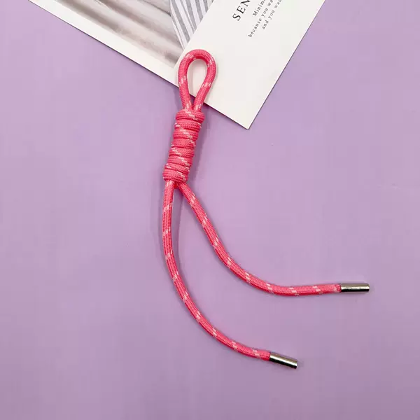 New Hot-Selling Handmade Woven Phone Lanyard, Anti-Lost, Adjustable, Two-Color Woven Lanyard, Fashionable and Versatile, Wholesale Accessories
