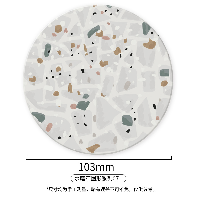 테라조 라운드 코스터 07