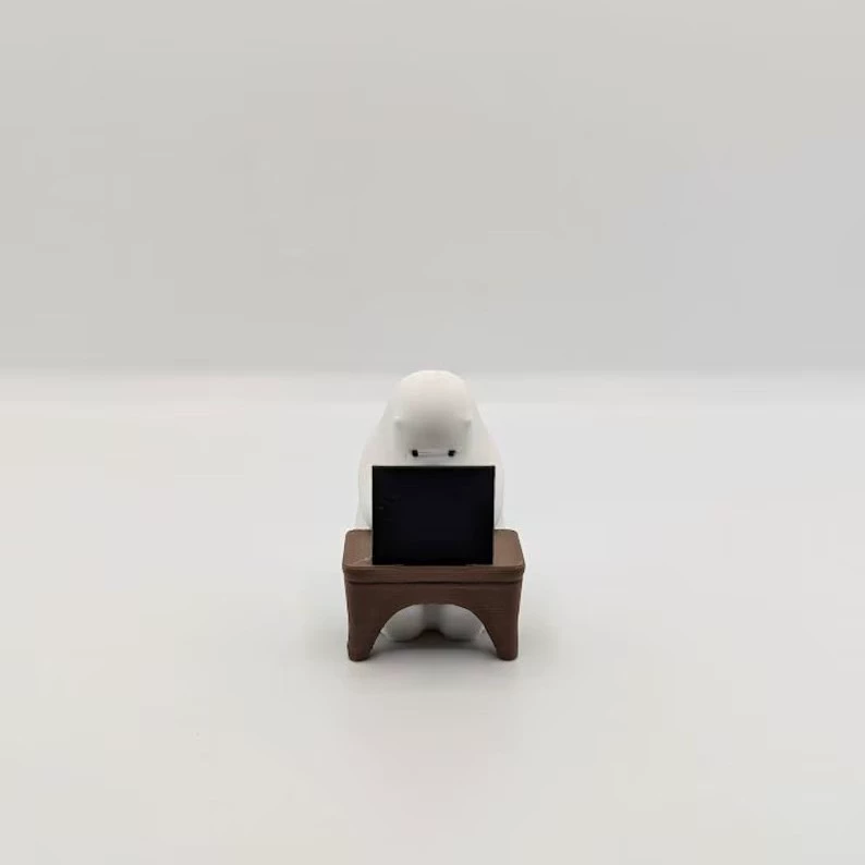 Маленький ноутбук, настольная статуэтка, 3D-печать