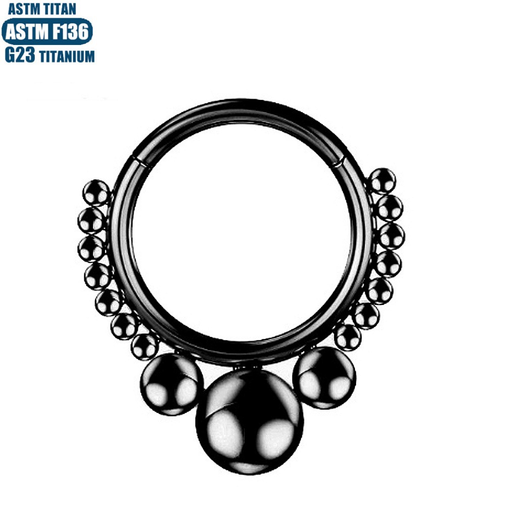 Pointed titanium steel lip stud product view