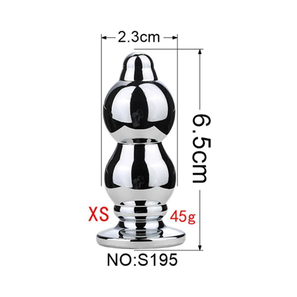 Detachable Anal Plug Heads, Silicone & Metal Options, Multiple Shapes and Sizes