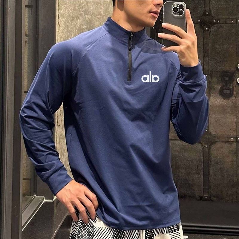 American Sports Track and Field Training Clothes Long-Sleeved Trousers Quick-Drying Suit Running Sportswear Half Zipper American Sports Track and Field Training Clothes Long-Sleeved Trousers Quick-Drying Suit Running Sportswear Half Zipper