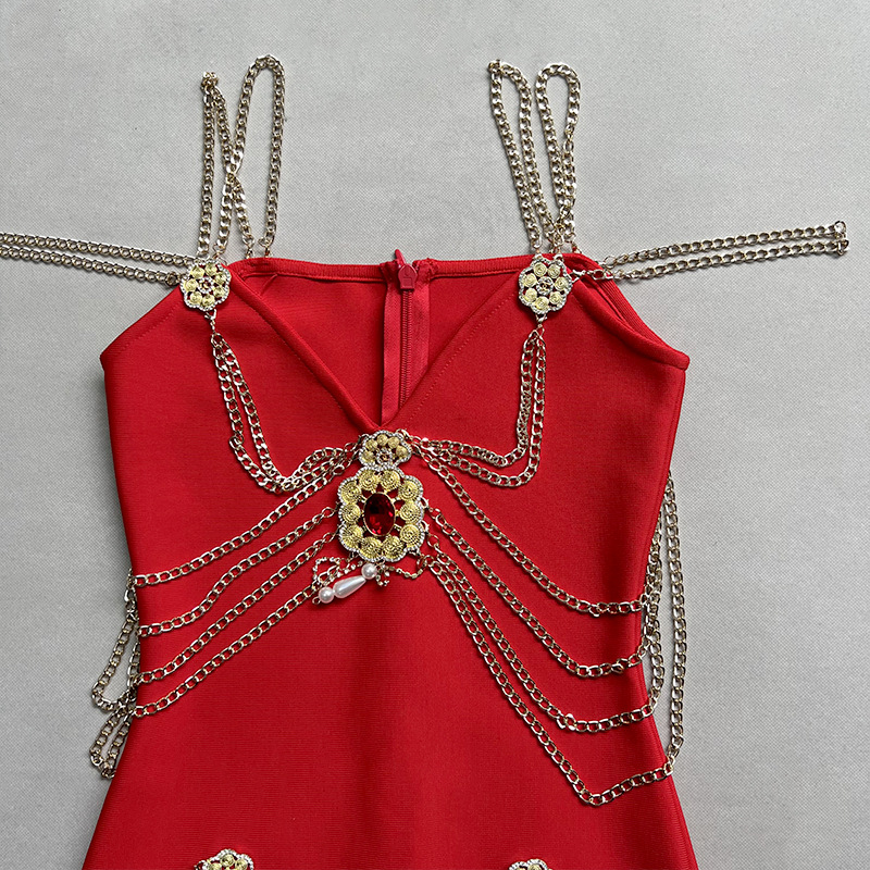 Elegant Women's Bandage Evening Dress For Formal Prom Occasions_voghion.com