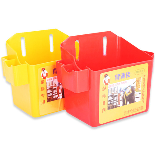 Wholesale backpack backpack tool box woodworking plastic nail box tool storage box hanging waist bag portable parts box
