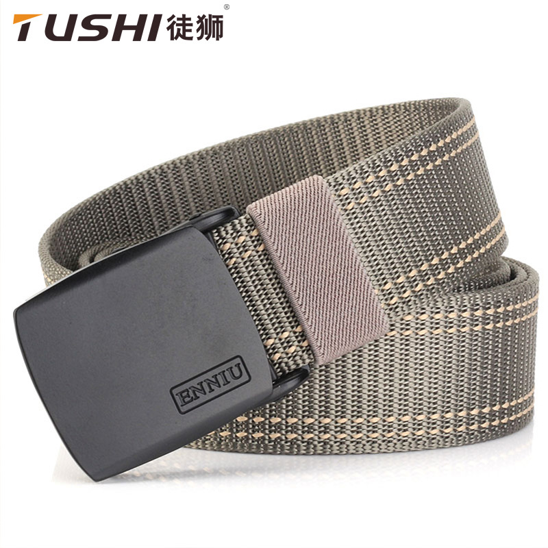 Metal nylon cloth fashionable belt