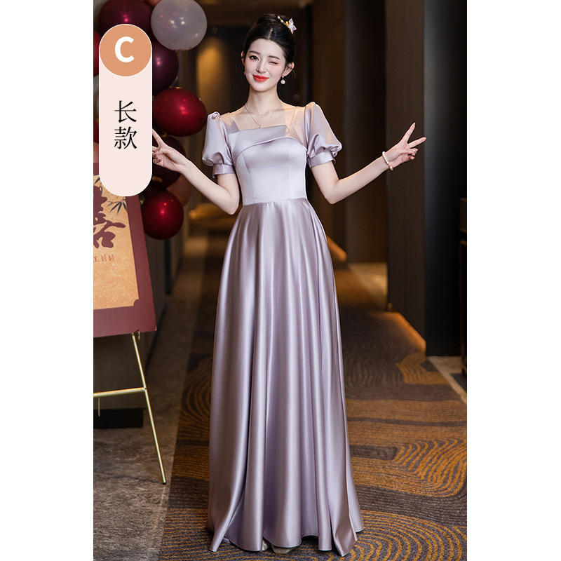 long tiered dress Floral Tiered Flounce Sleeve Maxi Dress, Sand / M