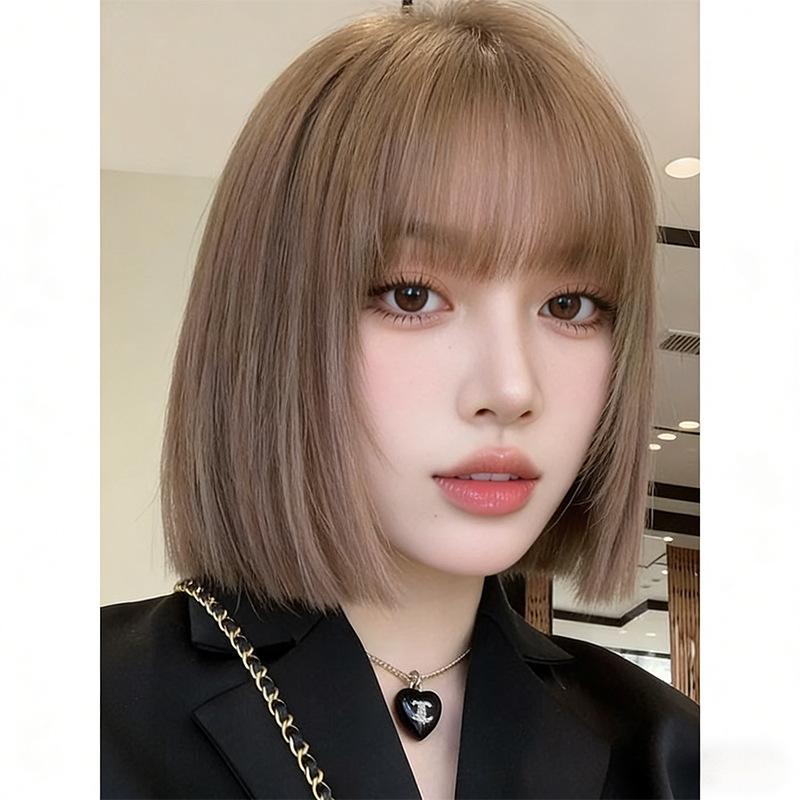 Fashionable and Professional Ol Style Workplace Commuting Bob Short Straight Hair Wig for Women, Full Head Wig Factory Wholesale Supply Fashionable and Professional Ol Style Workplace Commuting Bob Short Straight Hair Wig for Women, Full Head Wig Factory Wholesale Supply