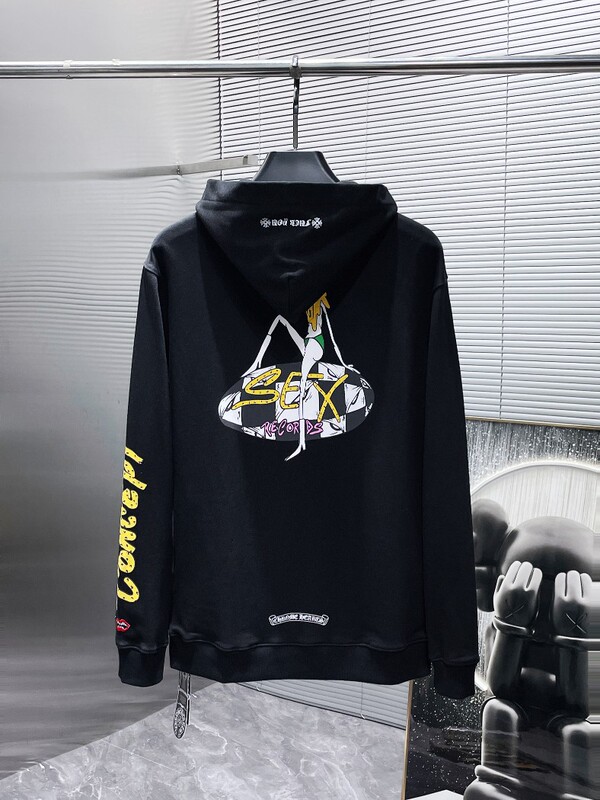 23 New Chrome Hearts Sex Records Graffiti Surfer Limited Casual Sweatshirt