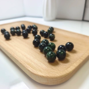 Браслет из натуральной руды нефрита на ладонь, браслет из ореха (walnut)